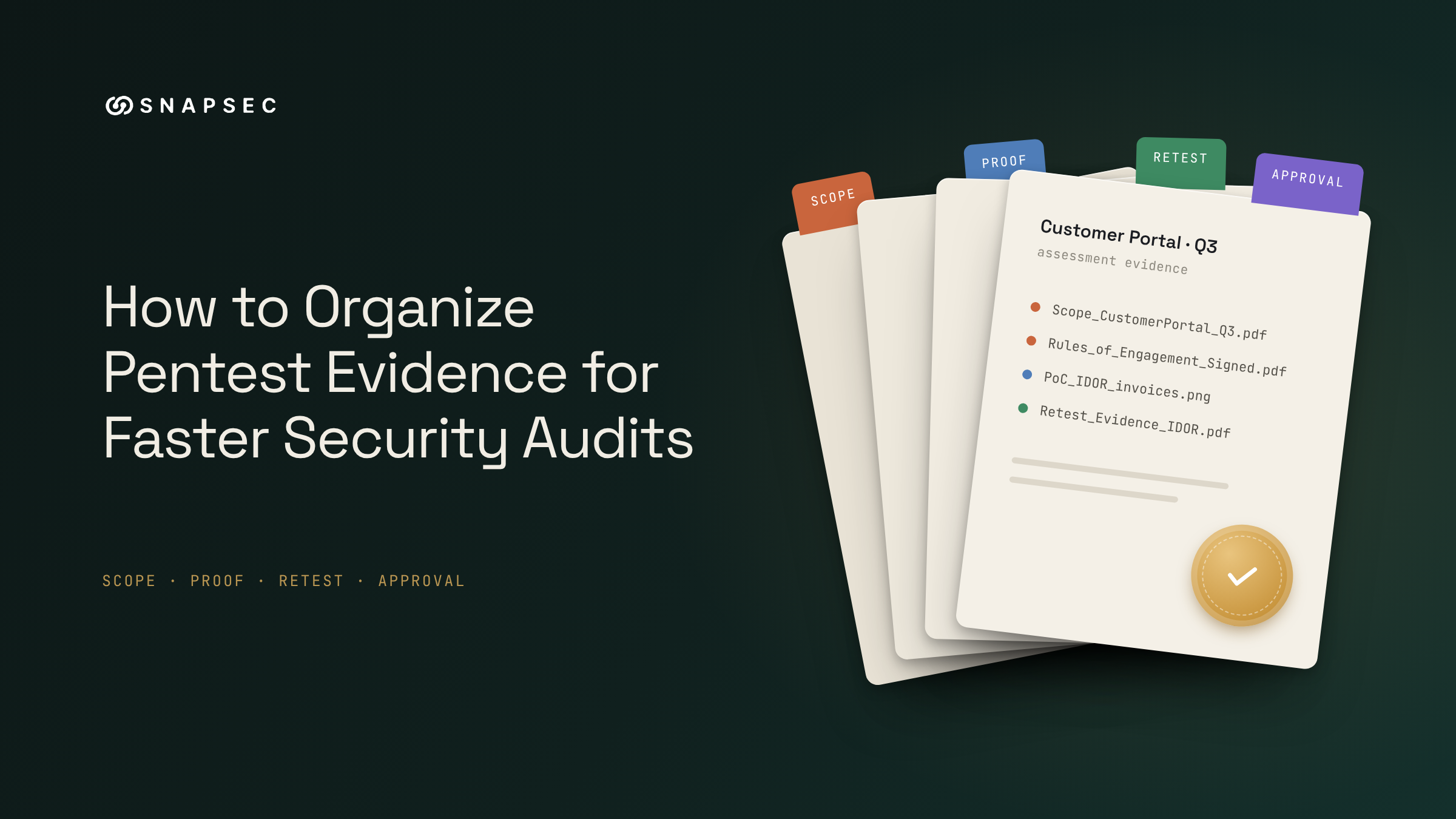 How to Organize Pentest Evidence for Faster Security Audits