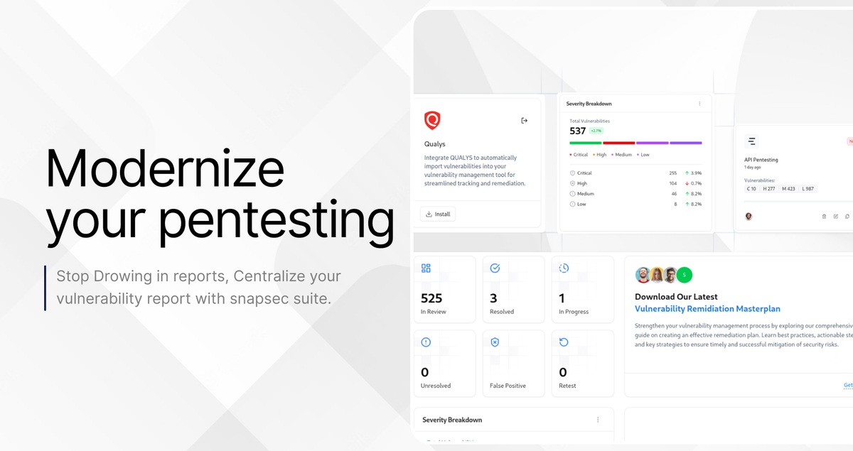 Modernizing Your Pentesting with Snapsec Suite