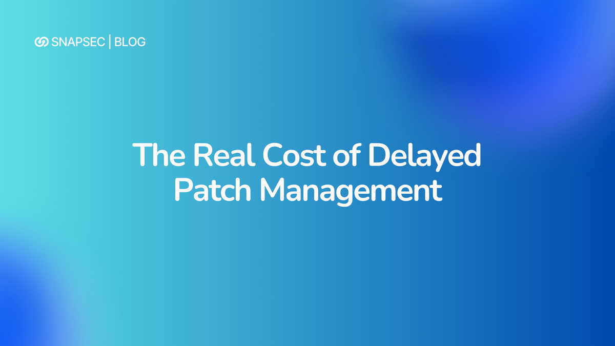 The Real Cost of Delayed Patch Management