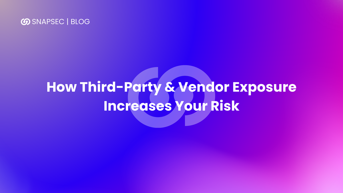 How Third-Party & Vendor Exposure Increases Your Risk