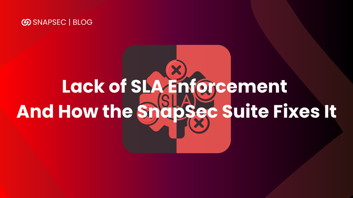 Lack of SLA Enforcement - and How the SnapSec Suite Fixes It