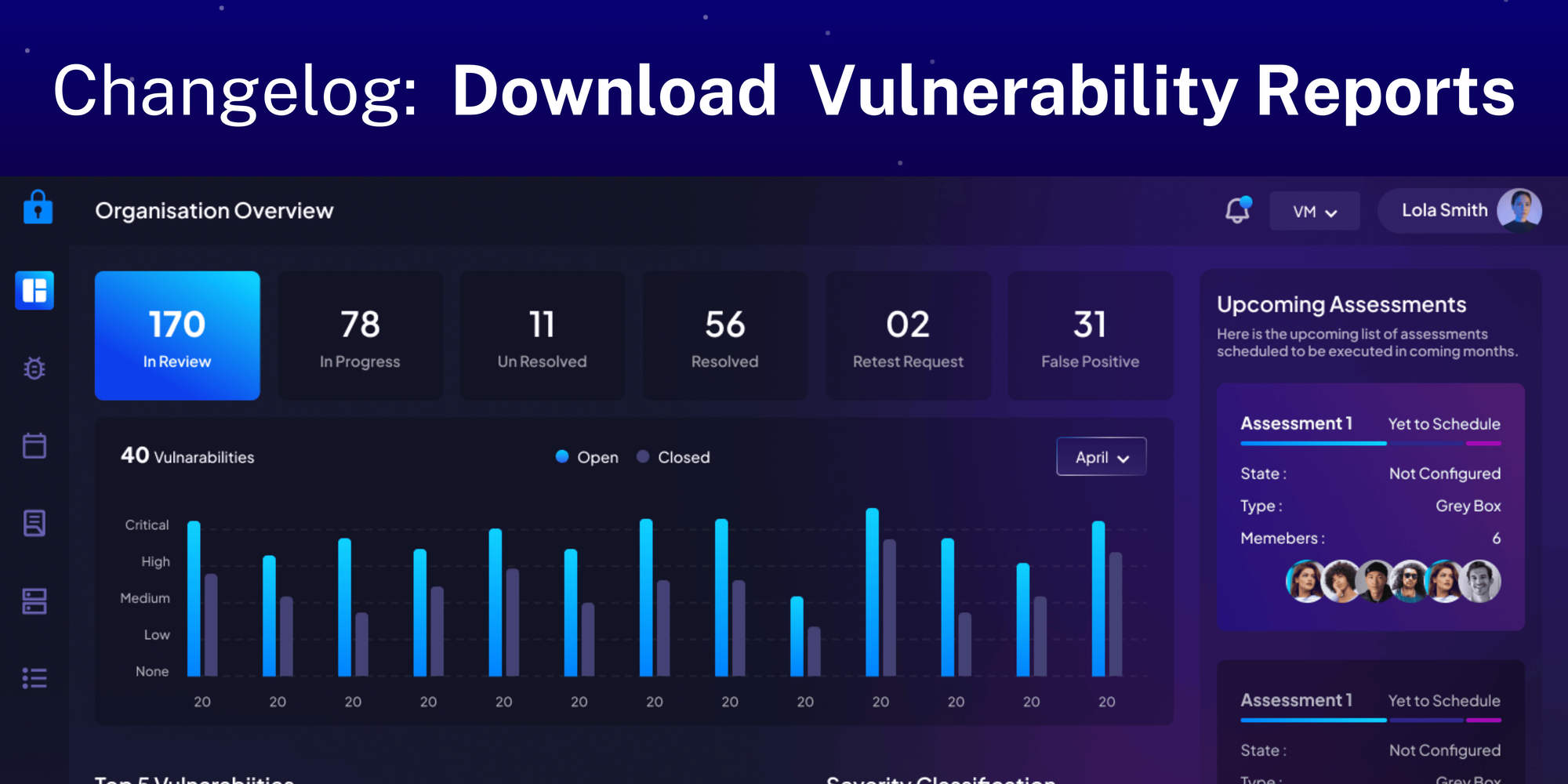 Changelog: Downloading Vulnerability Reports