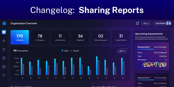 Changelog: Sharing Vulnerability Reports