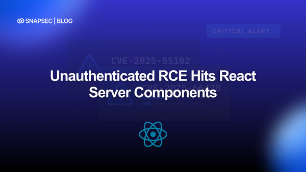 Unauthenticated RCE Hits React Server Components